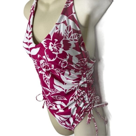 Kona Sol Side-Cinch Tropical Modern One Piece Small - Picture 7 of 9
